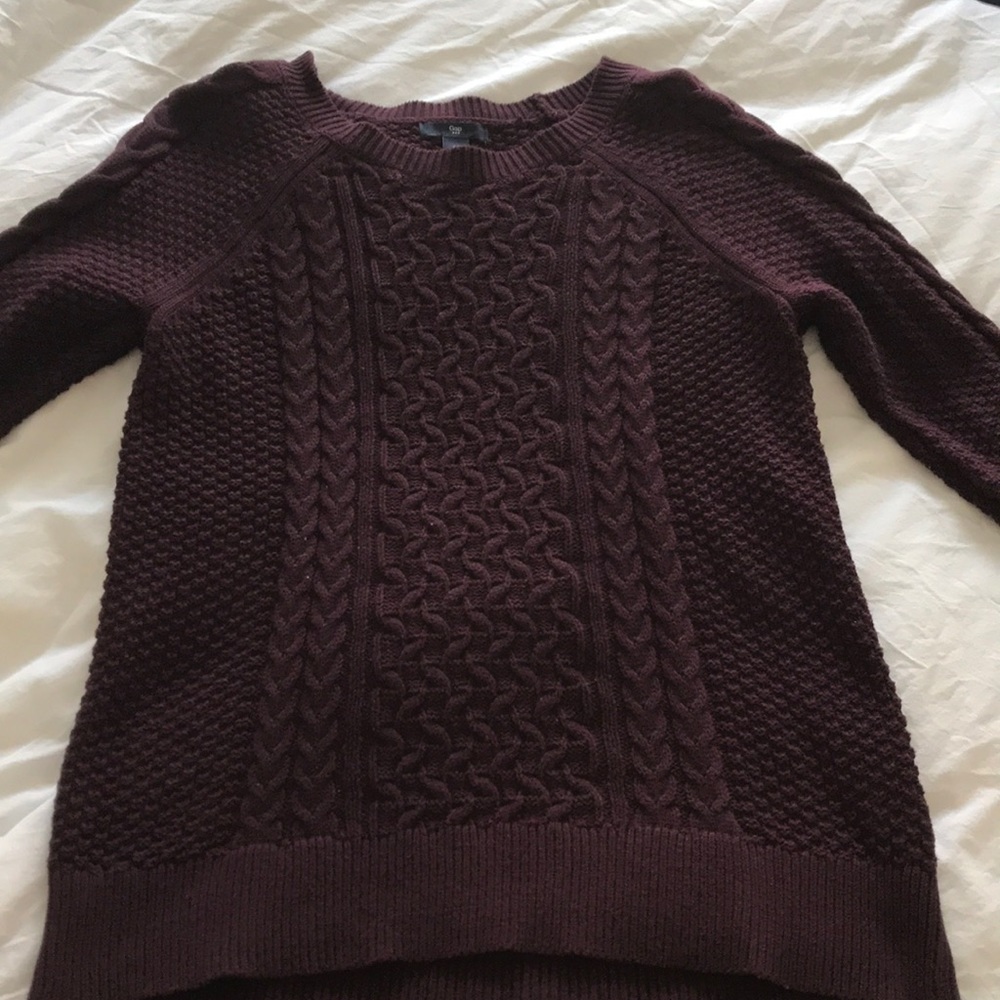 Wine colored sweater